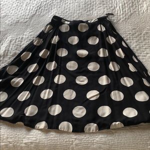 Black and white skirt
